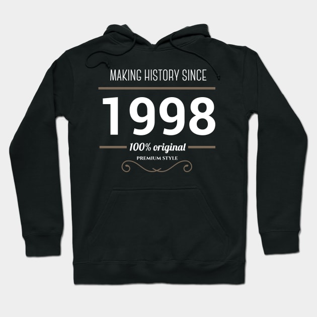 Making history since 1998 Hoodie by JJFarquitectos